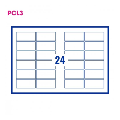Stickers rectangles brillants en planche
