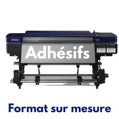 Adhésif grand format pour vitrines